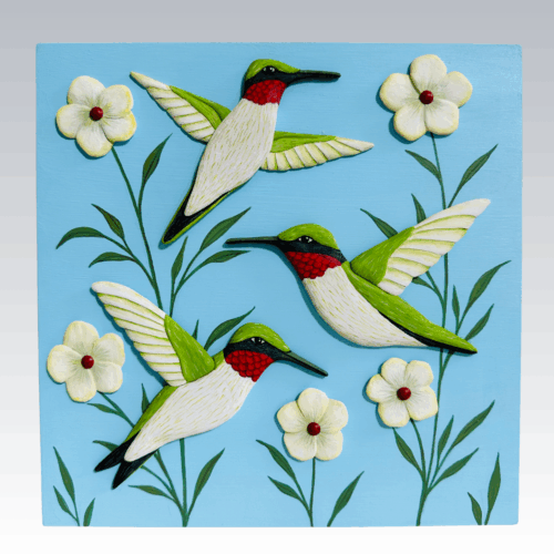 Gathering Hummingbirds